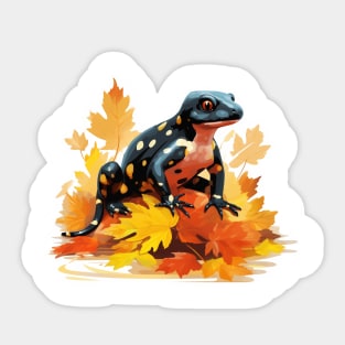 Fire Salamander Sticker